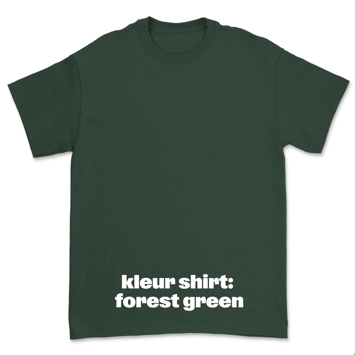 T-shirt 'Left of the Dial' • Groot wit logo