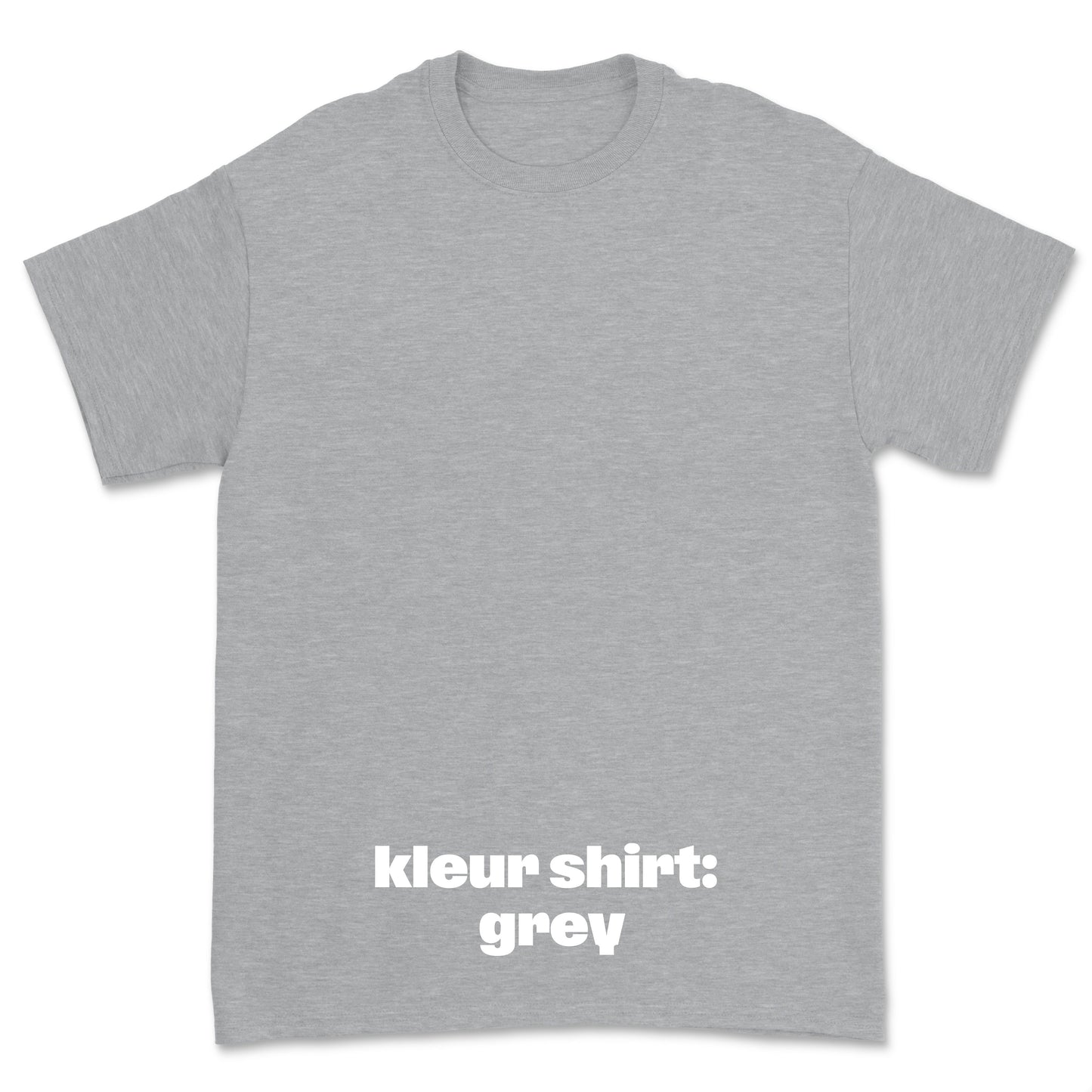 T-shirt 'Left of the Dial' • JOH klein zwart logo borst