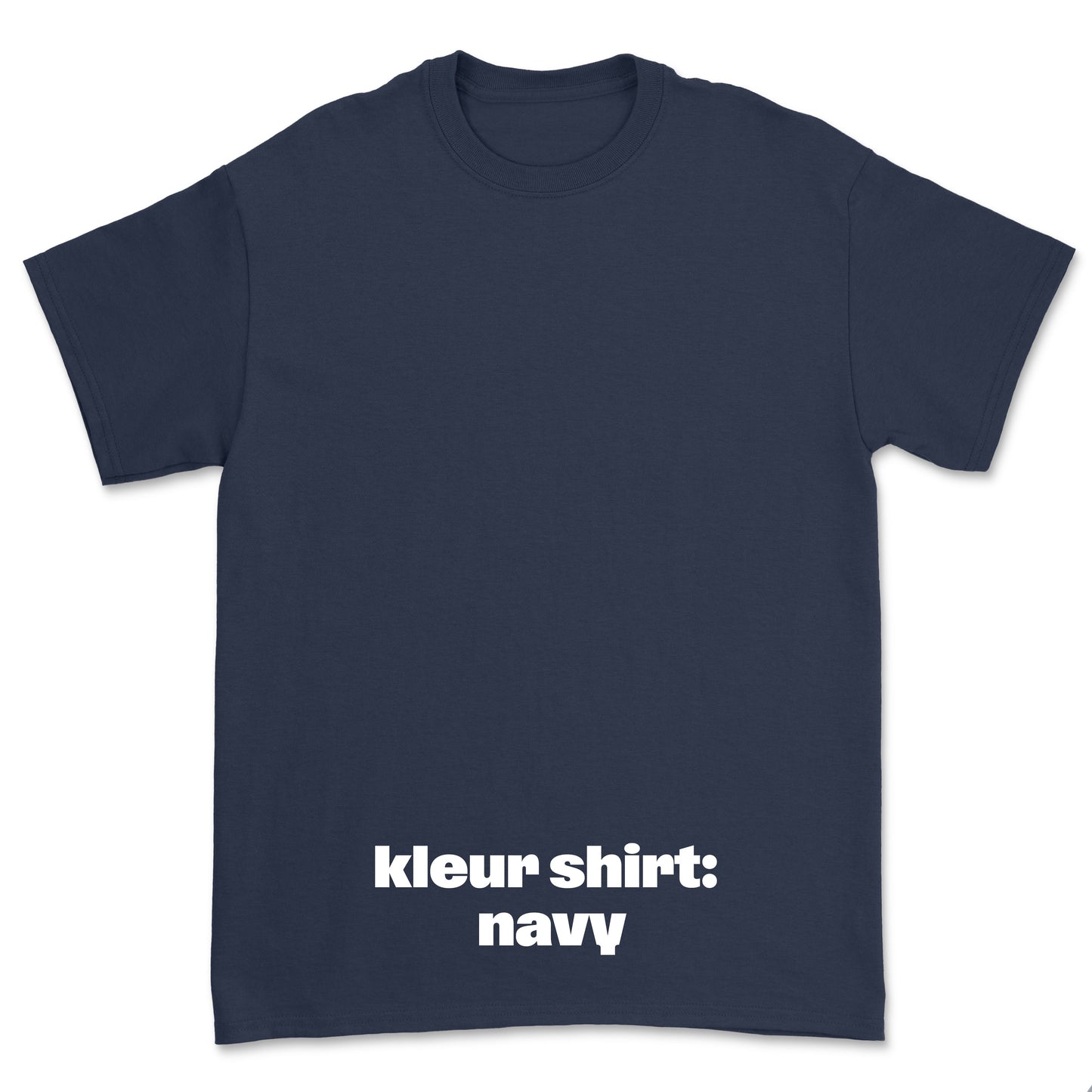 T-shirt 'Left of the Dial' • Groot wit logo