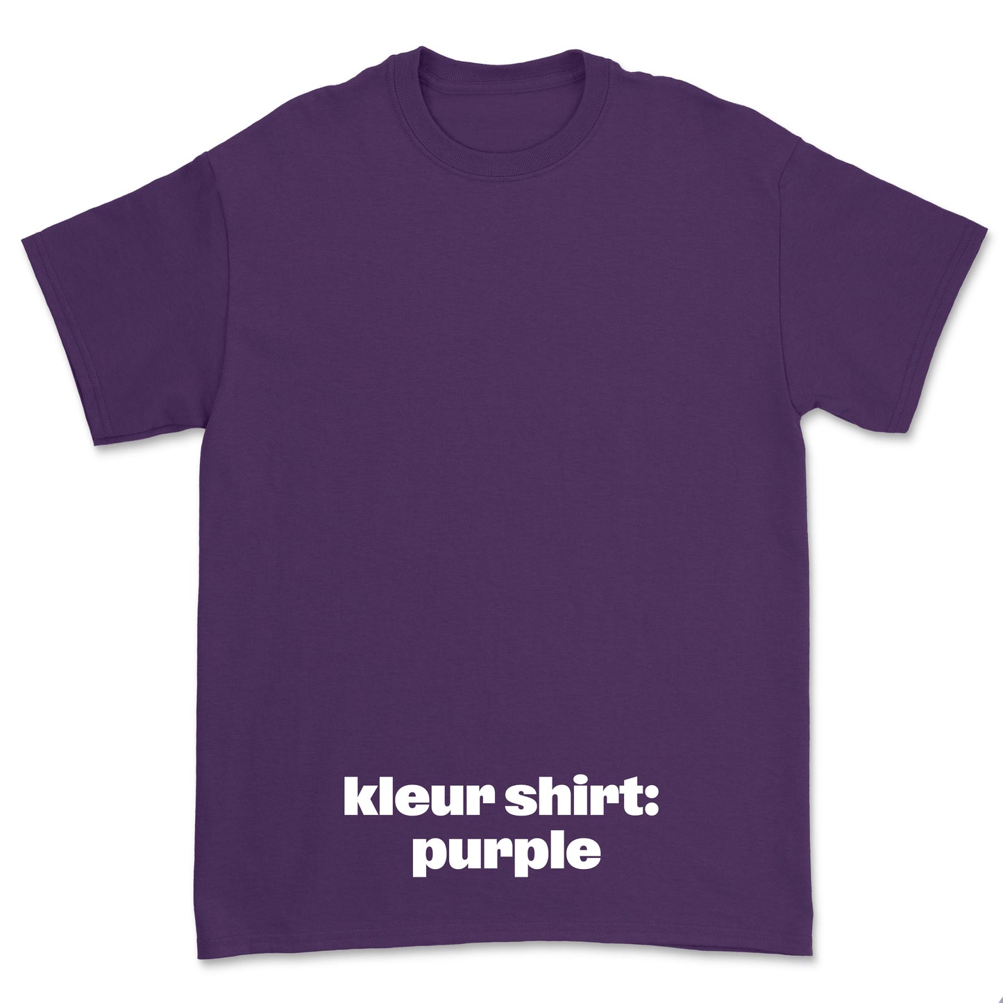 T-shirt 'Left of the Dial' • JOH klein zwart logo borst