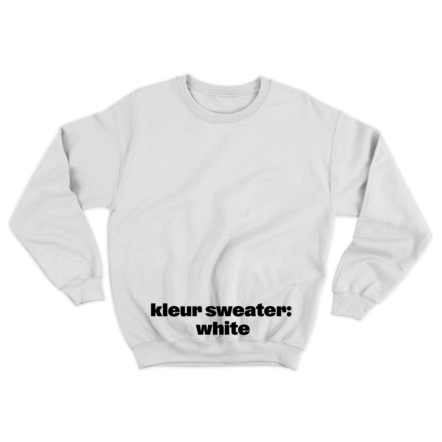 Sweater 'Rotown Letters' • Klein zwart logo midden