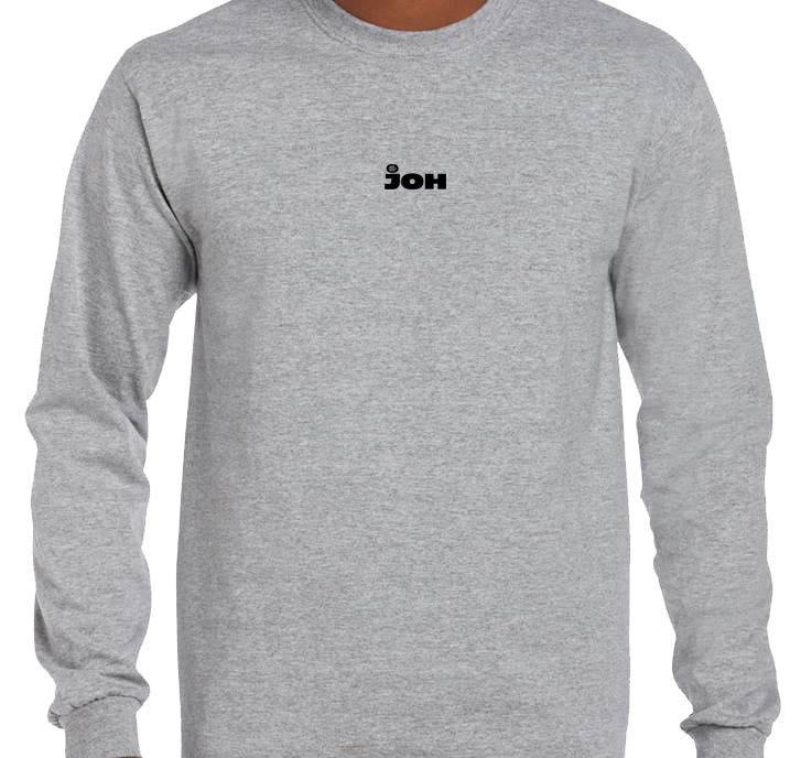 Longsleeve 'Left of the Dial' • JOH klein zwart logo midden