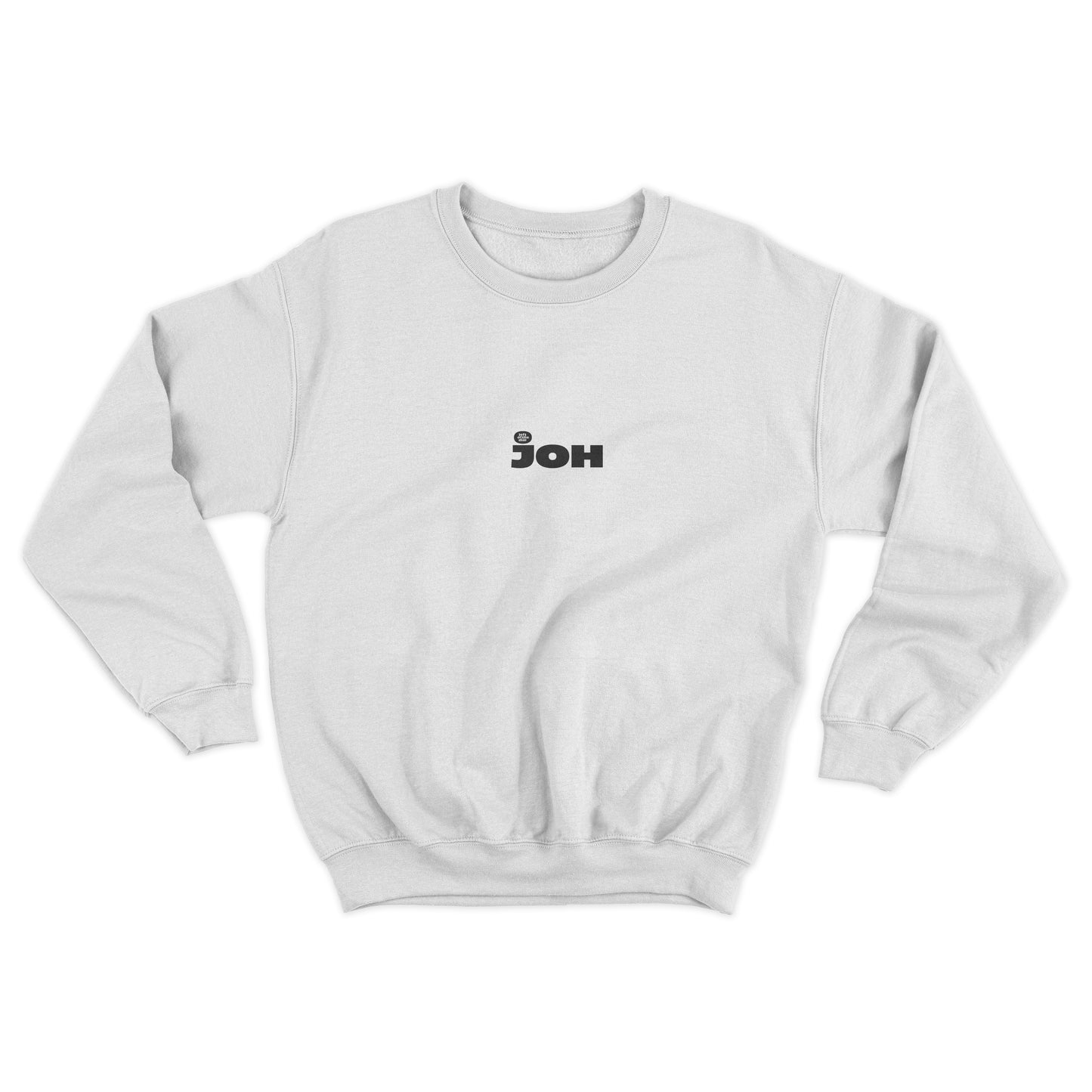 Sweater 'Left of the Dial' • JOH klein zwart logo midden