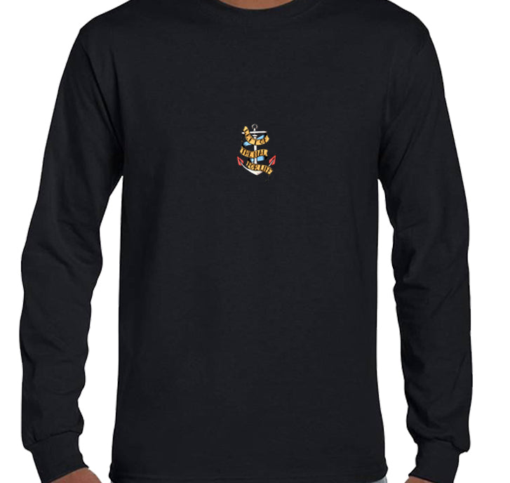 Longsleeve 'Left of the Dial' • klein LOTD For Life logo midden