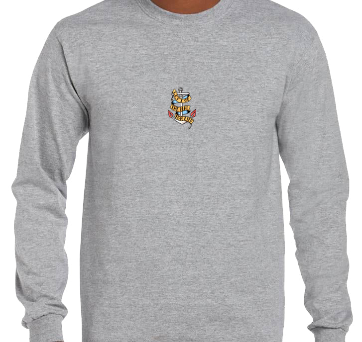 Longsleeve 'Left of the Dial' • klein LOTD For Life logo midden