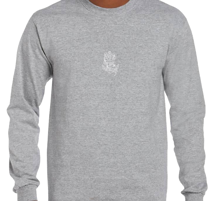 Longsleeve 'Left of the Dial' • klein LOTD For Life wit logo midden