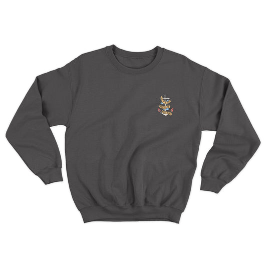Sweater 'Left of the Dial' • klein LOTD For Life logo borst