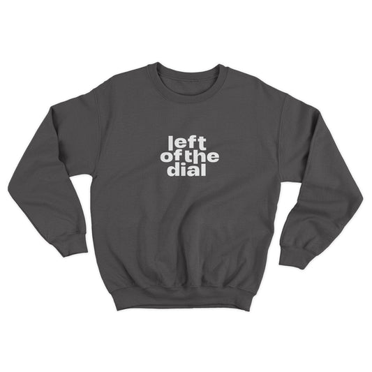 Sweater 'Left of the Dial' • Groot wit logo
