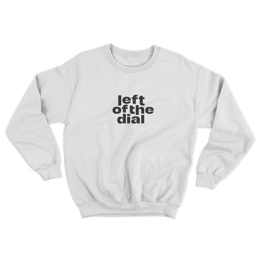 Sweater 'Left of the Dial' • Groot zwart logo