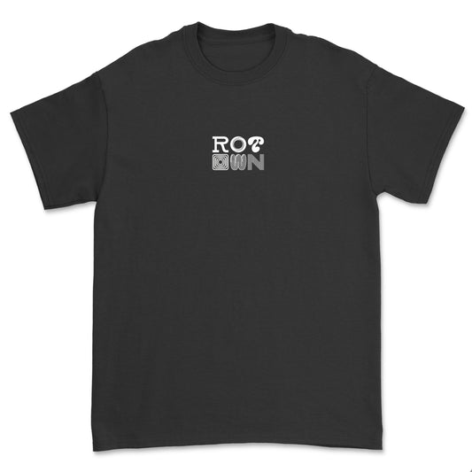 T-shirt 'Rotown Letters' • Klein wit logo midden