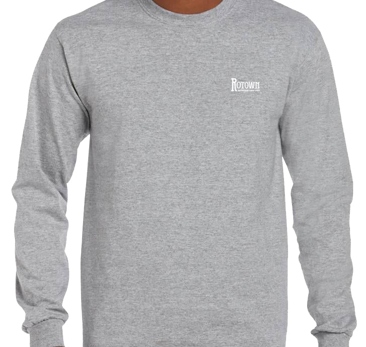 Longsleeve Rotown Logo • Klein wit logo borst