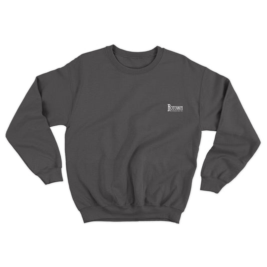 Sweater Rotown Logo • Klein wit logo borst