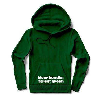 Hoodie 'Rotown Vuur' • klein groen logo borst