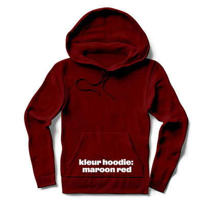 Hoodie 'Rotown Letters' • Klein wit logo borst