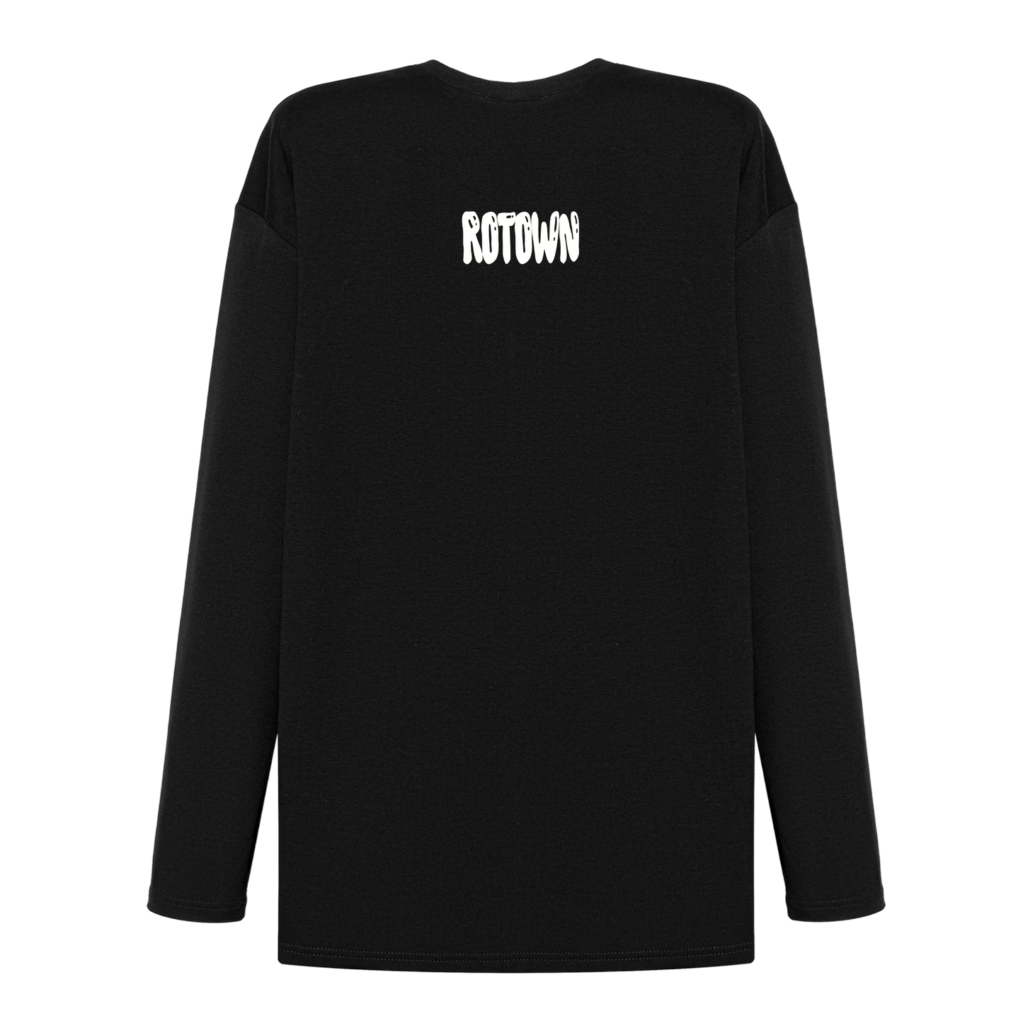 Longsleeve 'Rotown Ballonletters' • wit logo midden