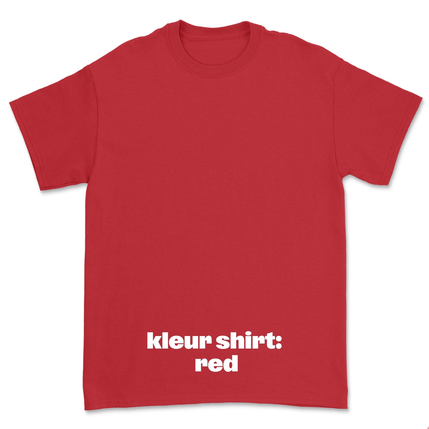 T-shirt 'Left of the Dial' • JOH klein wit logo borst
