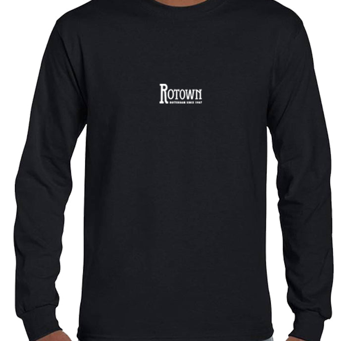 Longsleeve Rotown Logo • Groot wit logo