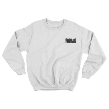 Sweater 'Rotown Ballonletters' • zwart logo borst