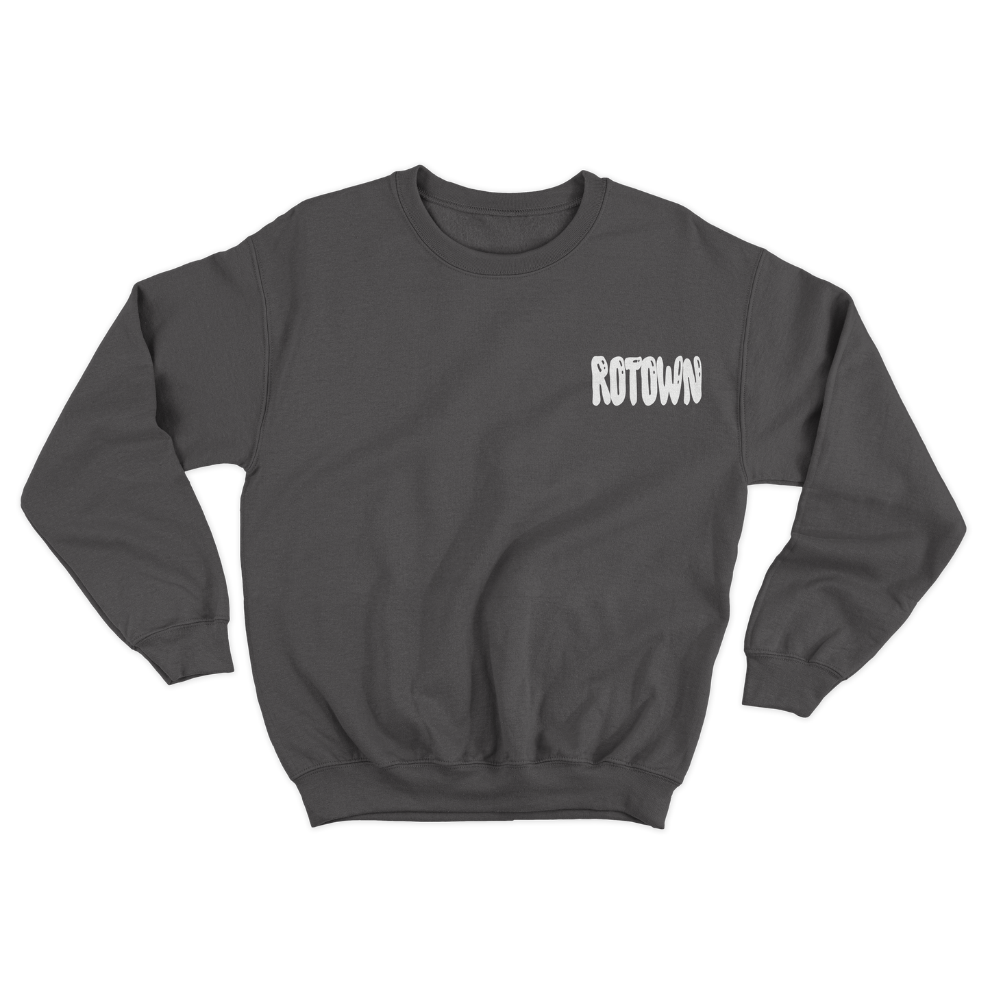 Sweater 'Rotown Ballonletters' • wit logo borst