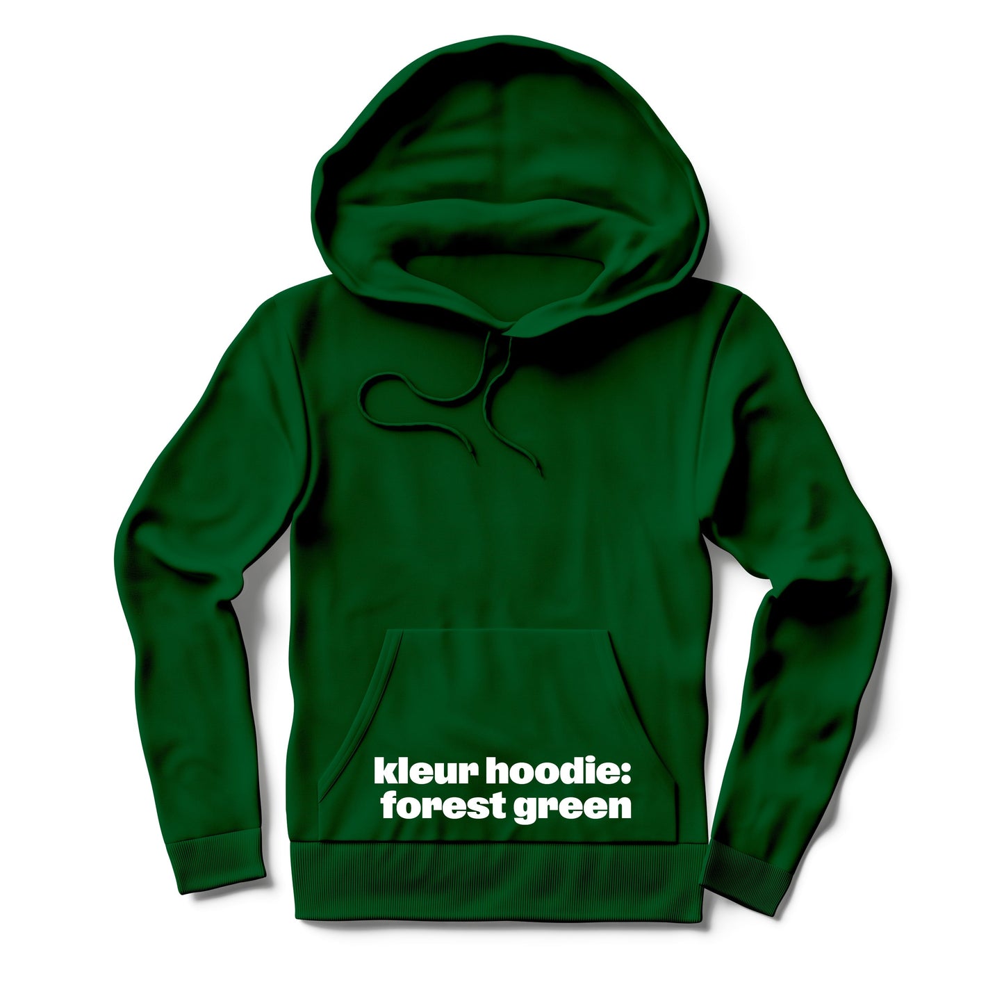 Hoodie 'Rotown Vuur' • Groot groen logo