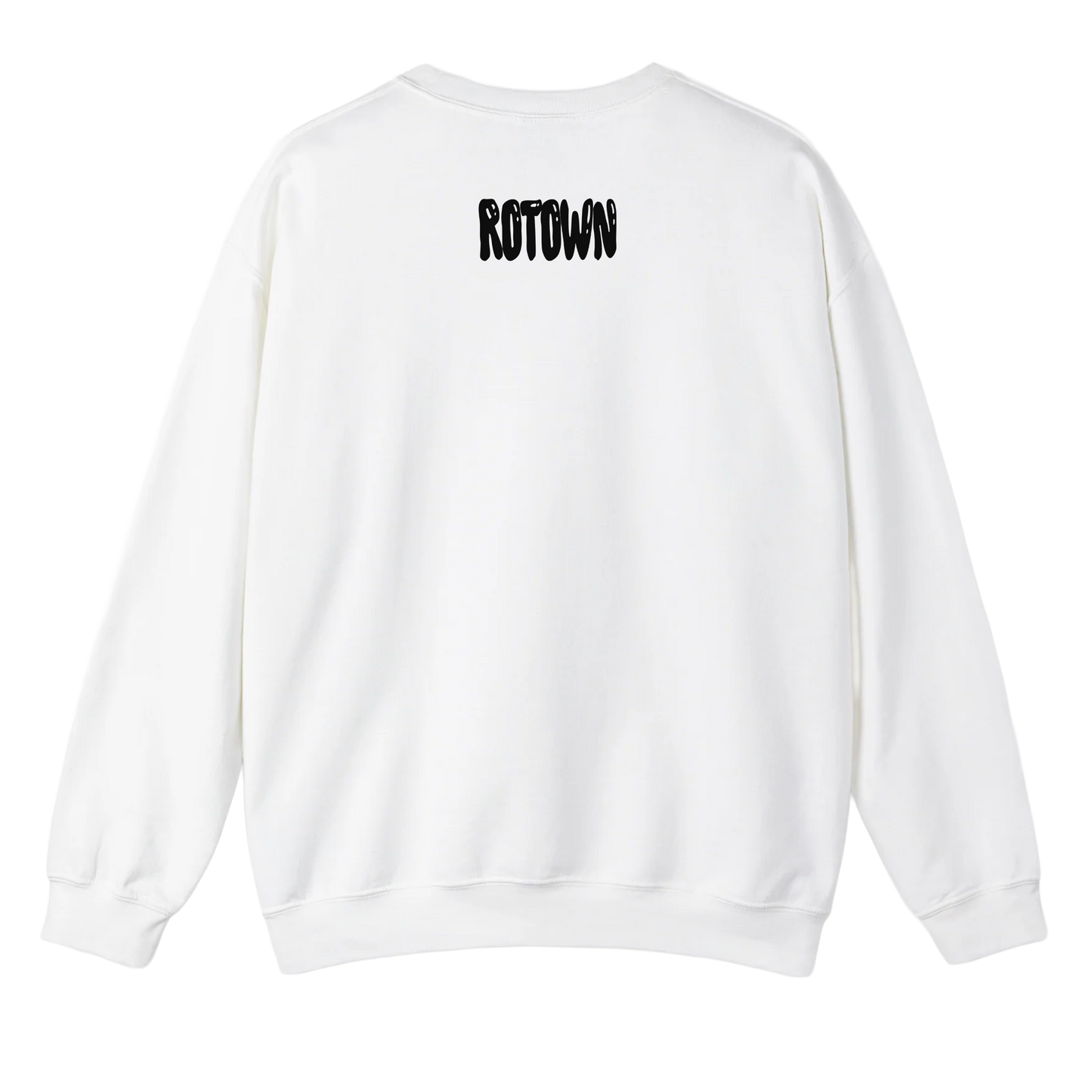 Sweater 'Rotown Ballonletters' • zwart logo midden