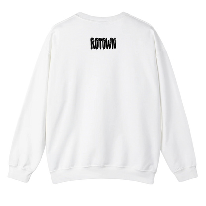 Sweater 'Rotown Ballonletters' • zwart logo midden